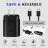 Type C Charger, 2-Pack 25W Type C Super Fast Charging Block with 6ft USB C Charger Cable Compatible with Galaxy S23 Ultra/S23+/S22/S21/S20/Phone 1...