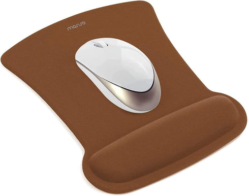 MOSISO Wrist Rest Support for Mouse Pad & Keyboard Set, Ergonomic Mousepad Non-Slip Base Home/Office Pain Relief & Easy Typing Cushion with Neopre...