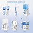 Tongue Scraper Attachment Replacement Compatible with Waterpik Water Flosser, BOEEA Tongue Cleaner Tip for Waterpik Flosser, Oral irrigator Tongue...