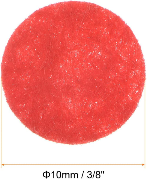 HARFINGTON 600pcs Round Felt Circles, 10mm 3/8" Pre Cut Felt Craft Pads Non-Woven Mini Felt Fabric Circles for DIY Sewing Handcraft Cut Projects C...