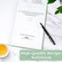 Perfect Blank Recipe book - Recipe Book to Write In Your Own Recipes,Organize Your Recipes- Waterproof Cover and 186 Blank Pages Recipe Notebook (...