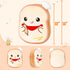 Glow Guards Original 13-Inch Funny Toast Sliced Bread Pillow Bread Shape Plush Hugging Pillow with Rolling Pin Soft Toast Plush Toy Pillow Birthda...