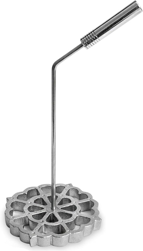 Bunuelos Mold with Handle (4.7 in Cast Aluminum) - Molde para Buñuelos de Viento Mexicanos - Buñuelos de Viento Moldes - Bunuelo Mold Mexican Cook...