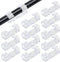 120Pcs Self Adhesive Transparent Cable Clips Wire Holder Sticky Heavy Duty Cable Clips Tidy and Organizer Drop Cord Management for TV PC Laptop Et...