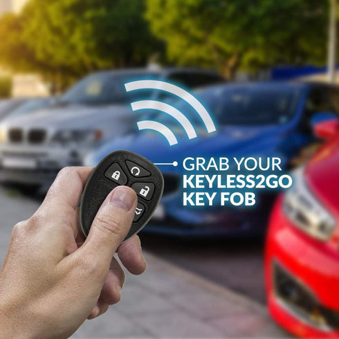 Keyless2Go Replacement for Keyless Entry Car Key Vehicles That Use 6 Button 15913427 OUC60270 Remote, Self-Programming - 2 Pack...
