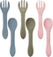 6 Pcs Silicone Baby Spoons and Baby Forks, Chewable Baby Utensils for Self-Feeding, Silicone Baby Utensils, Kids Utensils for Over 6 Months Babies...