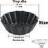 Egg Tart Molds 12PCS Tart Pan, Mini Carbon Steel Non Stick Tart Pans, Tart Molds For Baking (3 inch)...