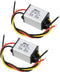 DROK 5V DC Converter, 2pcs Waterproof DC Buck Converter 8V-22V 12 V Step Down to 3V-15V 6V 9V 3A Adjustable Power Supply Voltage Regulator Module...