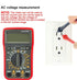 Digital Multimeter with Ohm Volt Amp and Resistance Diode Voltage Tester Meter...