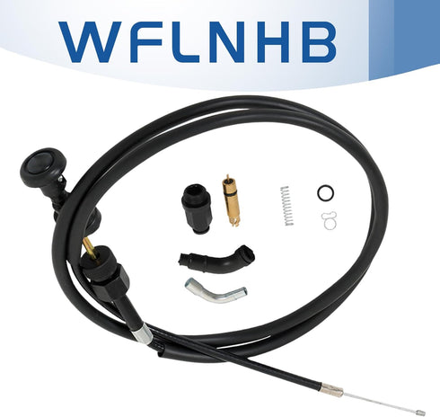 WFLNHB Carburetor Choke Cable and Valve Plunger Kit Replacement for Honda Rancher 350 TRX350FM TRX350TE TRX350TM TRX350FE Foreman 400 TRX400FW 199...