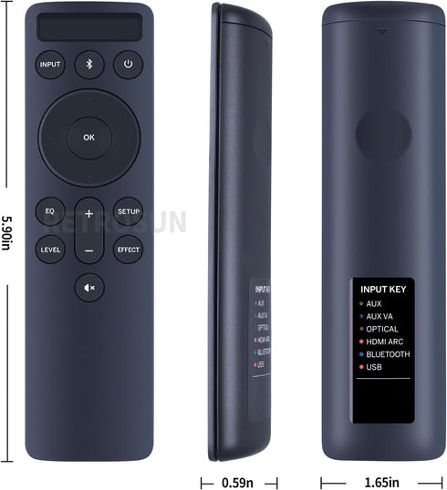 New D51 D51-H Bluetooth Backlit Display Replacement Remote Control for Vizio Soundbar Home Audio M21D-H8R M51A-H6 M51AX-J6 V21-H8 V21-H8R V21D-J8 ...