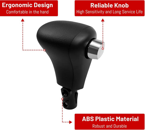 Shift Lever Shifter Knob Handle Gear Shifter Knob Compatible with Honda Accord 2003 2006 Automatic Gear Shift Handle Lever Replaces for 54130-SDA-...