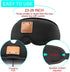 MOITA Sleep Headphones Bluetooth Sleep Mask, 3D Sleeping Eye Mask with Built-in Sponge Speakers, Wireless Bluetooth Headphones Sleep Mask for Slee...