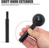 1 PC Car Gear Knob Extender, M12 x 1.25 4" High Strength Alloy Modified Shift Knob Extender, Threaded Mounting Decorative Replacement Accessory, C...