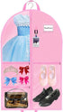 Dance Garment Bags with Accessory Pockets 40" Girls Dance Costume Garment Bag Girls Hanging Clothes Storage Cover For Dancers Travel Storage...