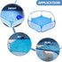LUOZZY Animal Baby Playpen Foldable Safe Fence Anti-Slip Bases Baby Playard Breathable Pet Playpen Indoor Outdoor Yard Fence for Kitten Puppy Bunn...