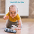 Kids Realistic TV Remote Control with Soft Light and Sound, Early Educational Learning Remote Toy with 3 Different Language, Musical Remote Toy fo...