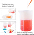 Gartful 700ml Extra Large Silicone Measuring Cups, Resin Mixing Cups for Epoxy, Jewelry Casting Molds, Acrylic Paint Pouring, Nonstick Reusable Cr...