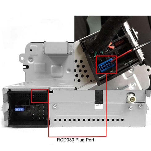 GreenYi Car Rear View Camera Power Delay Timer Relay Filter Rectifier RCD330 PQ MIB RCA Conversion Adapter for VW BMW Benz Audi...