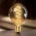 HEWASOL Spiral Dimmable LED Edison Bulbs G80E26 Screw, Non Flicker, 4W Retro Filament LED Vintage Light Bulbs, Soft Warm White 2000K, High CRI95, ...
