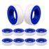 BetterJonny 10 Rolls Teflon Tape, 12mmx10m PTFE Pipe Sealant Seal Tape Industrial Thread Seal Tapes Plumbing Waterproof Seal Tape for Shower Head,...