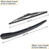 AUTOBOO Replacement for 2010-2018 Cadillac SRX, 2010-2014 CTS Rear Window Windshield Back Wiper Blade Arm Cover Assembly - Part NO. 20825881 25937...
