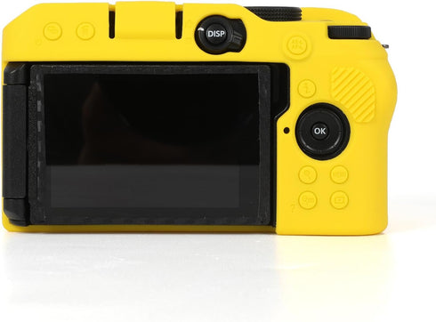 Rieibi Z30 Case, Soft Silicone Protective Case for Nikon Z30 Digital Camera, Lightweight Nikon Z30 Camera Case Cover Grip Body Skin - Yellow...