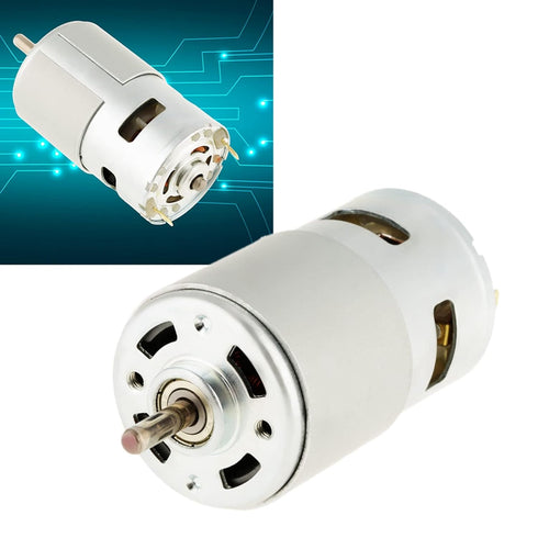 DC Motor, 60W 12 V 16000 RPM High Speed Electric Small Micro Great Moment of Force Brushless Motor Metal Gear for Power Tools...