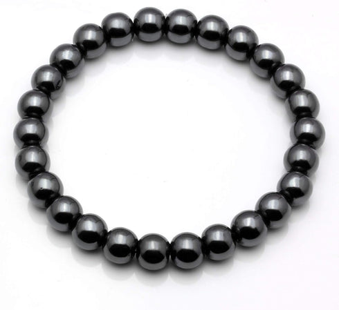 MILAKOO 3Pcs Blue Tiger Eye Bracelets for Men Women Distance Stretch Wristband Stone Hematite Cuff...