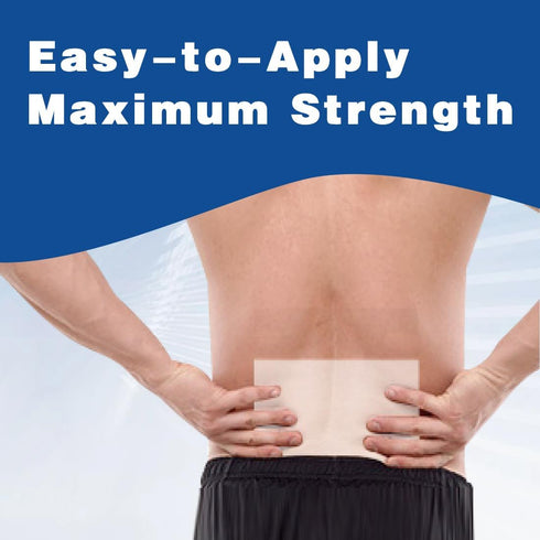 4% Lidocaine Patch,Relief Patches,15 Count Maximum Strength Numbing Gel Patch,4” x 5.5” Pain Relief Patches for Fast Numbing of Aches, Pains, Neck...