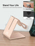 Phone Stand, Aluminum Phone Holder for iPhone 16 15 14 13 12 11 X 8 7 6 Plus 5, Tablet, Samsung, Huawei, Suitable for All Smartphones, Adding a To...