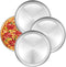 Deedro Pizza Pan 12 Inch Stainless Steel Round Baking Sheet - Oven Tray Crisper for Healthy Cooking, 4 Pack...