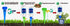 Self Plant Watering Spikes 12 Pack Auto Drippers Irrigation Devices Vacation Automatic Plants Water System with Adjustable Control Valve Switch De...