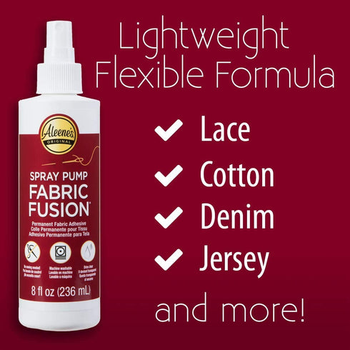 Aleene's 44074 Fusion Pump Spray Fabric Adhesive, Clear...