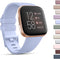 Sport Bands Compatible with Fitbit Versa 2 / Fitbit Versa/Versa Lite/Versa SE, Classic Soft Silicone Replacement Wristbands Straps for Fitbit Vers...