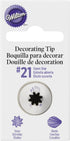 Wilton Cake Decorating Tip Pkg Open Star #21...