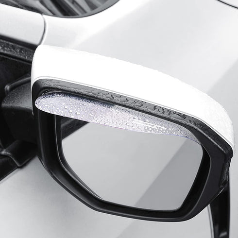 Car Rear View Mirror Rain Visor Guard, 2 Pcs Transparent Rain Eyebrow for Side Mirror, Waterproof Auto Mirror Visor Smoke Guard Cover, Accessories...
