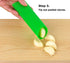Sinnsally Garlic Peeler Skin Remover Roller Keeper,Easy Quick to Peeled Garlic Cloves with Silicone Tube Roller Garlic Peeling Kitchen Tool(Green)...