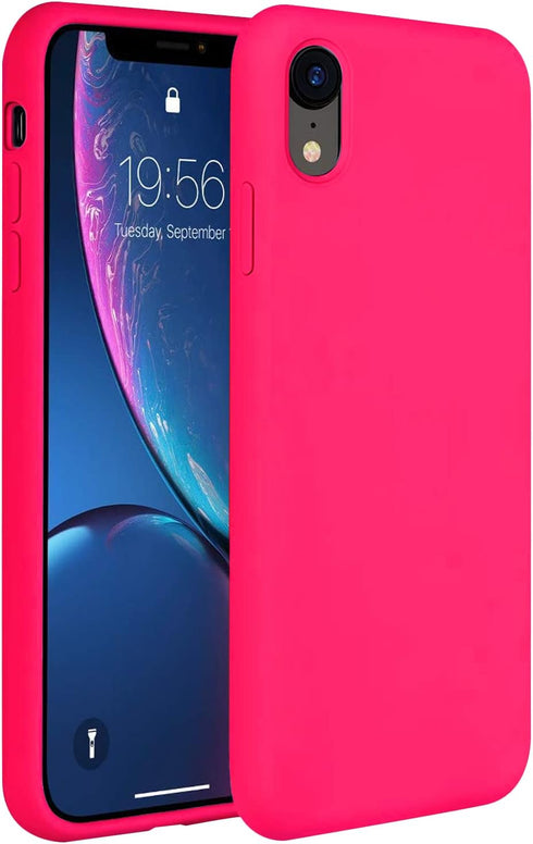 ZUSLAB Case Compatible with Apple iPhone XR, Soft Slim Thin Silicone Gel Rubber Bumper Phone Cover, Hard Shell Shockproof Full-Body Protective Cas...