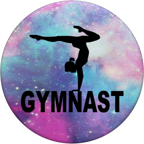 Gymnastics Gymnast Galaxy Nebula Background PopSockets PopGrip: Swappable Grip for Phones & Tablets PopSockets Adhesive PopGrip...
