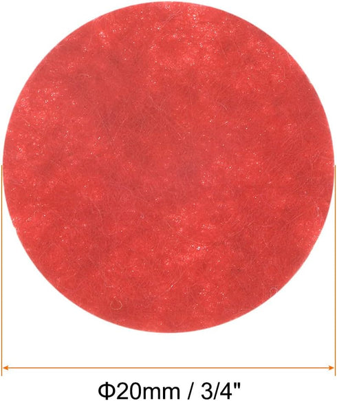 100pcs Round Felt Circles, 20mm 3/4" Pre Cut Felt Craft Pads Non-Woven Mini Felt Fabric Circles for DIY Sewing Handcraft Cut Projects Craft Finish...