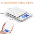 BOMATA 0.01g/1kg Upgraded Small Digital Scale, USB Rechargeable, with Larger Display and Hold,Tare Function, 9 Units, High Precision Digital Scale...