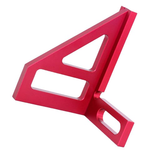 3D Multi Angle Measuring Ruler, 45/90 Degree Woodworking Square Protractor, Aluminum Alloy Miter Triangle Ruler, High Precision Layout Measuring T...