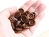 200PCS 5/8 Inch (15mm) Brown Color Wooden Buttons DIY Crafts Button Sewing Project...