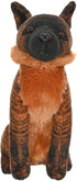 Wild Republic Rescue Dog, Malinois, Stuffed Animal, with Sound, 5.5 inches, Gift for Kids, Plush Toy, Fill is Spun Recycled Water Bottles...