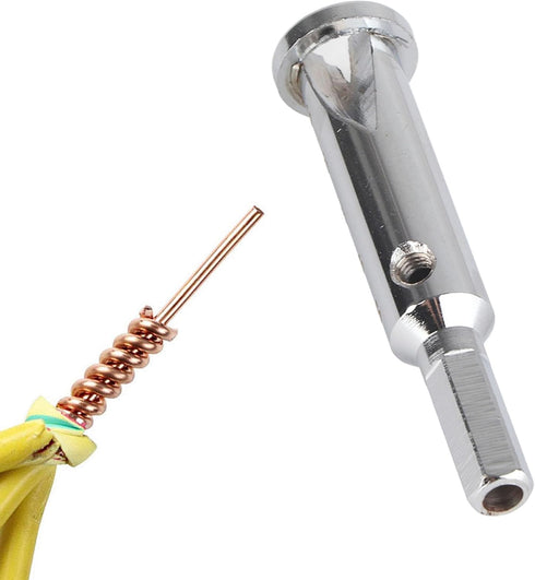 Wire Stripper, Wire Twisting Tool Cable Connector Wire Stripper Electric Wire Quick Connector Drill Bit for Electricians, Lab Coolers (Round)...