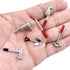 17PCS 1:12 Miniature Doll House Tools Metal Home Repair Multi-Tool Model Set Fun for Party Dollhouse Decoration Accessories Mini Yard Supplies Cre...