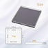AJLTPA Magnetic Makeup Palette with Frosted Clear Top, Empty Eyeshadow Palettes depots Travel Storage Box with 40Pcs Adhesive Metal Stickers for D...
