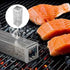 Pellet Smoker Tube 6 Inch Stainless Steel Perforated Wood Pellet Tube Smoker, Smoke Tube Box for Pellets Grill BBQ Cold Smoker Generator Tube, for...