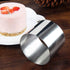 5Pcs Round Cake Rings Mold, 2-Inch Mini Cake & Pastry Ring, Stainless Steel Mousse Dessert Rings Set Cake Cookie Biscuit Cutter Muffin Baking Mold...